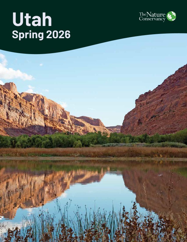 Cover of the 2026 TNC Utah spring newsletter.