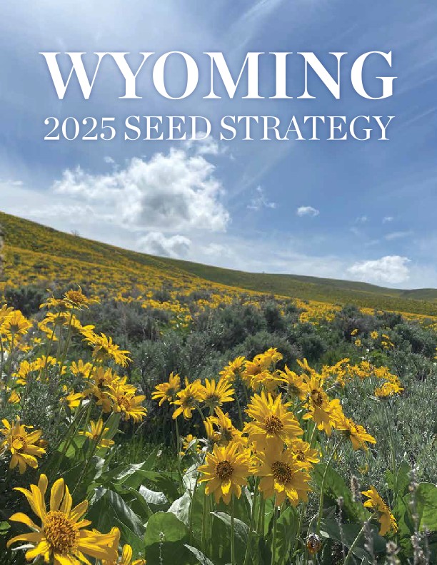 Cover of the Wyoming seed strategy report.