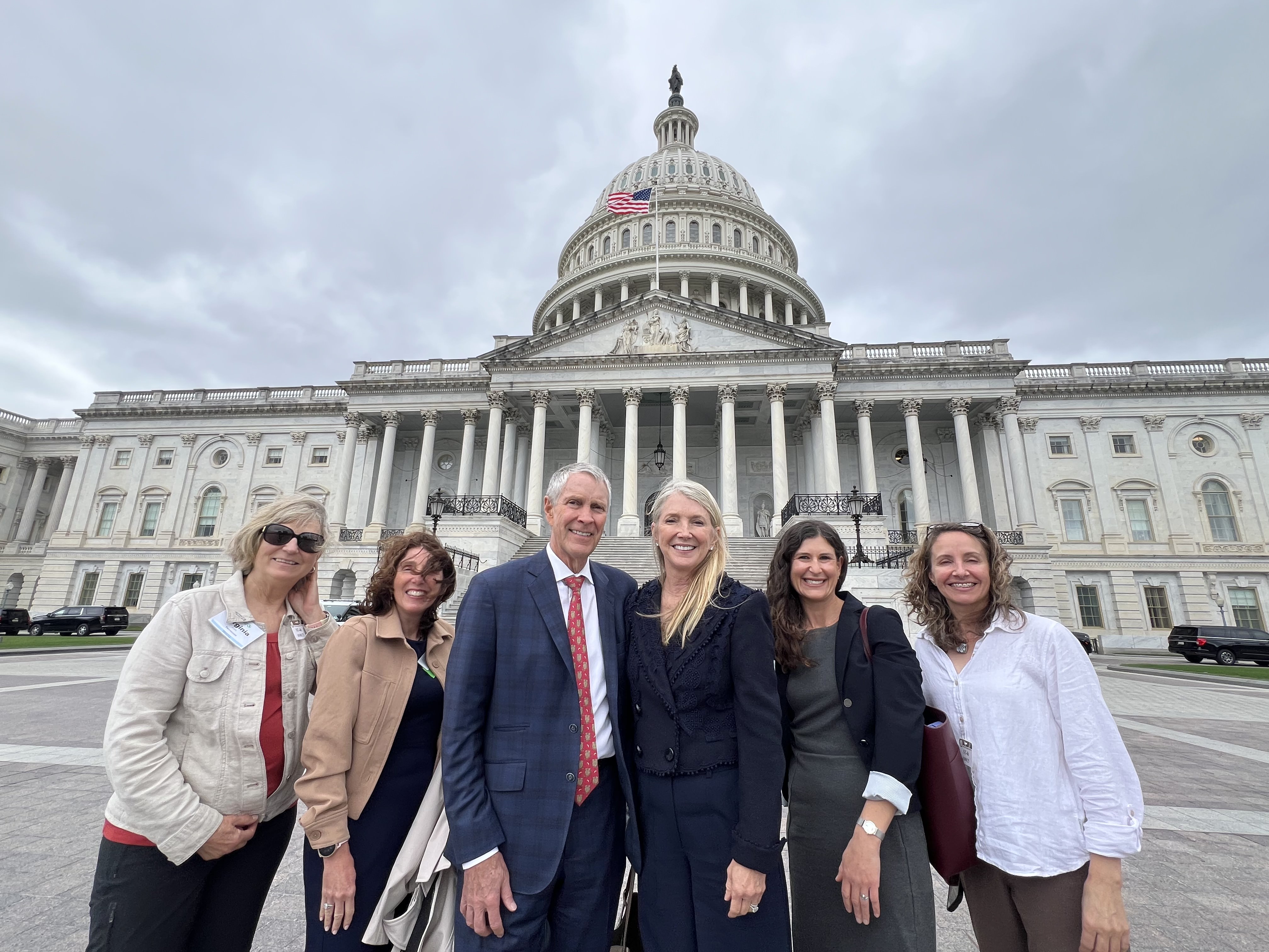 TNC TN staff members in front of Capitol Hill.
