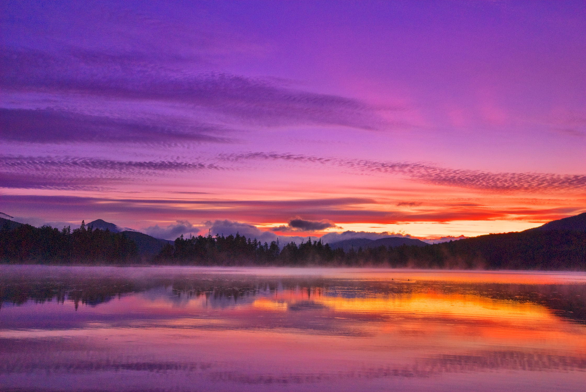  Adirondacks at sunset.