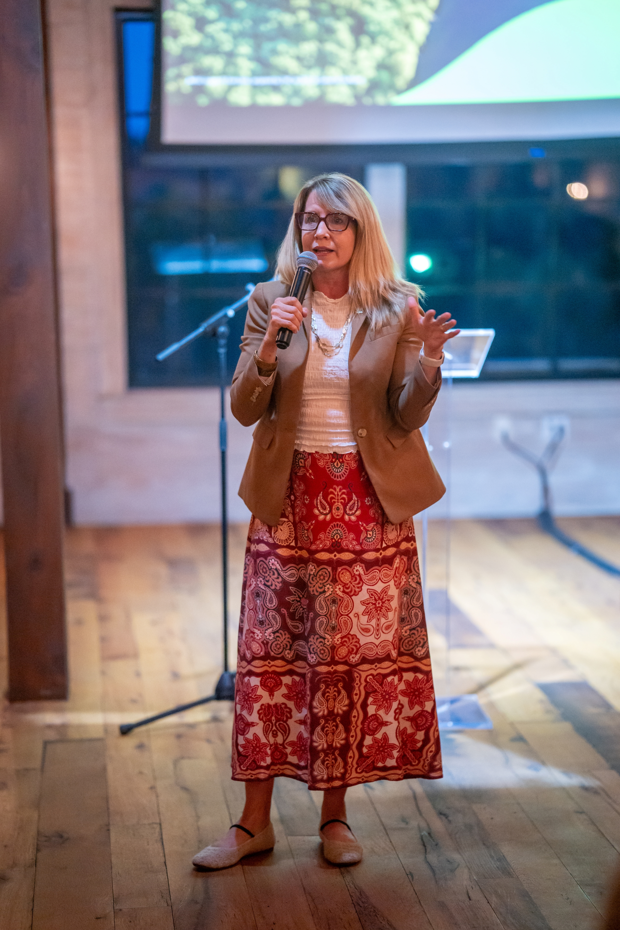 Jen Morris speaking. 