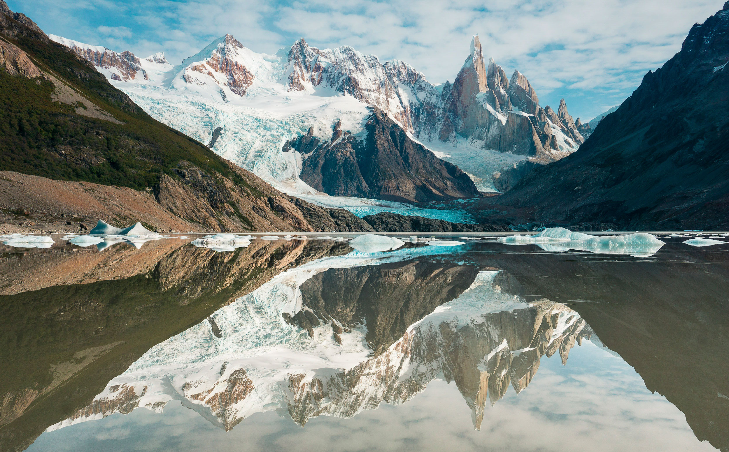 Atardecer en el sur de Argentina