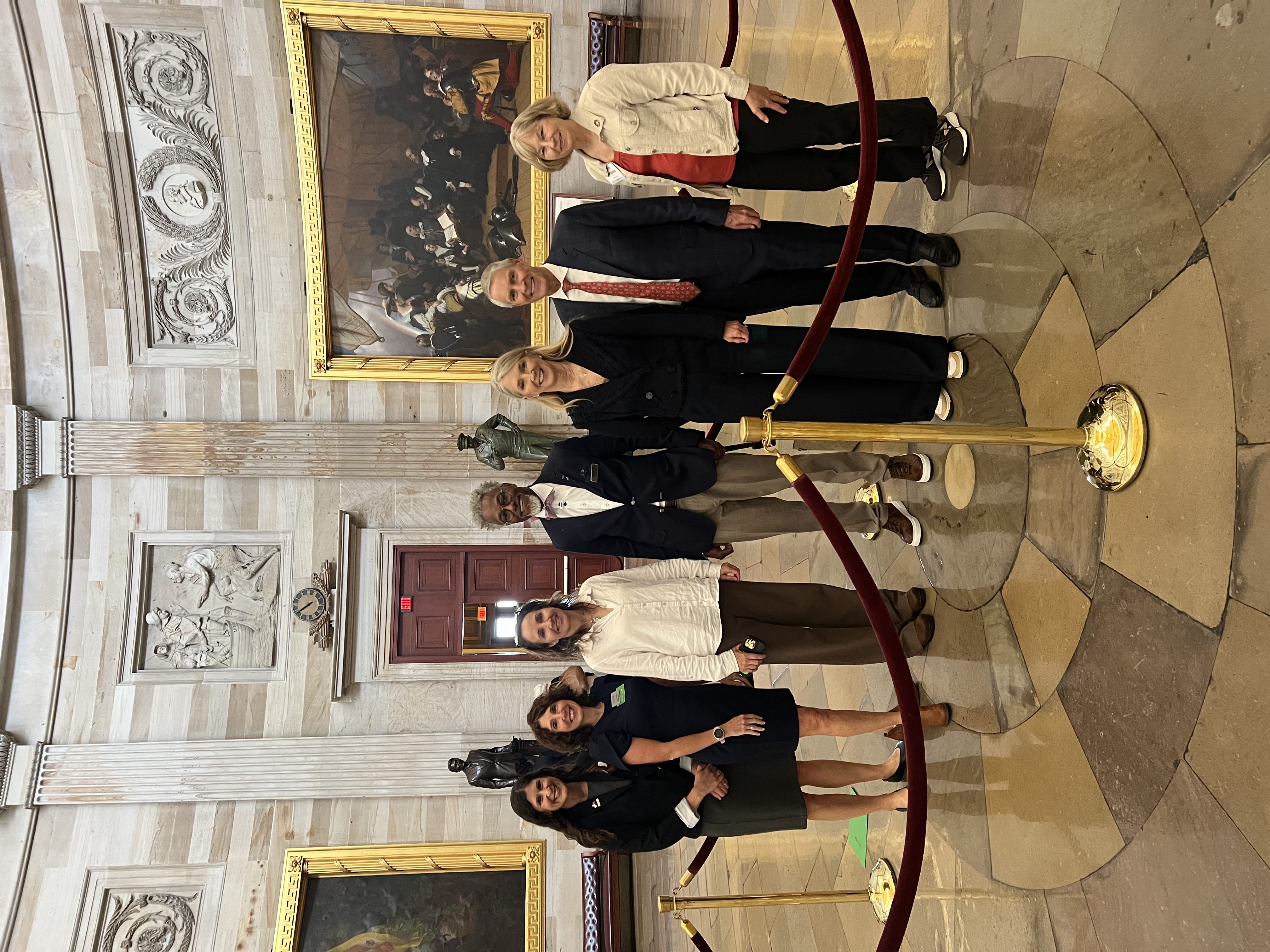 TNC staff and trustees at the U.S. Capitol.